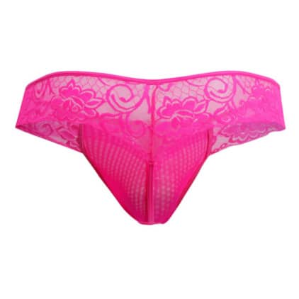 String Résille Dentelle Florale Rose CandyMan