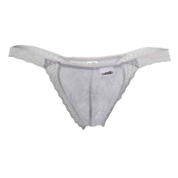 String Double Dentelle Gris CandyMan