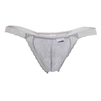 String Double Dentelle Gris CandyMan