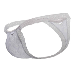 String Double Dentelle Gris CandyMan