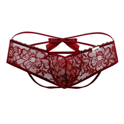Jock Strap Bow Bordeaux CandyMan