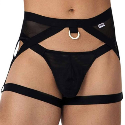 CandyMan Jock Strap Jarretière Noir CandyMan Jock Strap Jarretière Noir