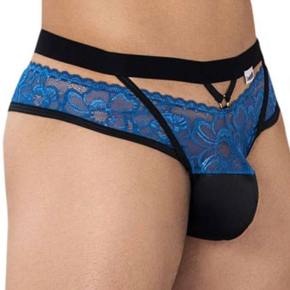 Jock Strap Dentelle Bleu CandyMan