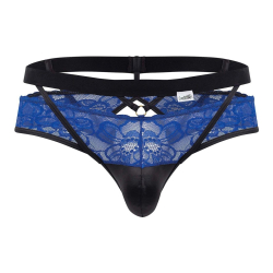 Jock Strap Dentelle Bleu CandyMan