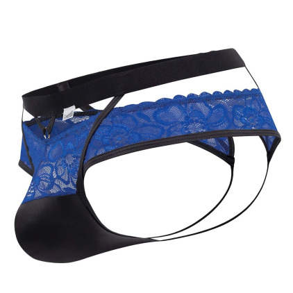 Jock Strap Dentelle Bleu CandyMan