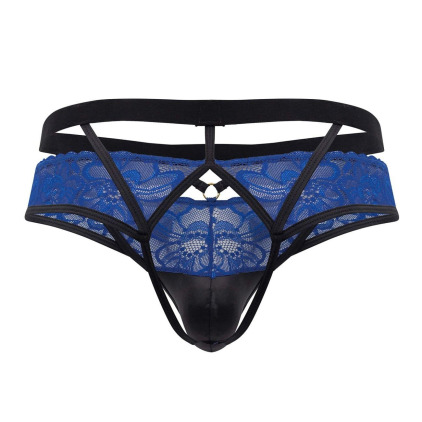 Jock Strap Dentelle Bleu CandyMan