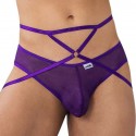 CandyMan String Résille Violet