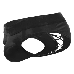 Slip à Lacets Noir CandyMan