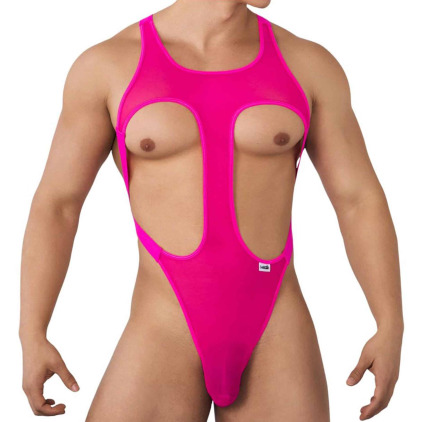 CandyMan Body Mesh Rose Vif CandyMan Body Mesh Rose Vif