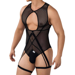 Body String Jarretière Résille Noir CandyMan