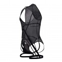 CandyMan Mesh Garter String Bodysuit - Black
