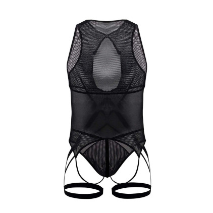 Body String Jarretière Résille Noir CandyMan