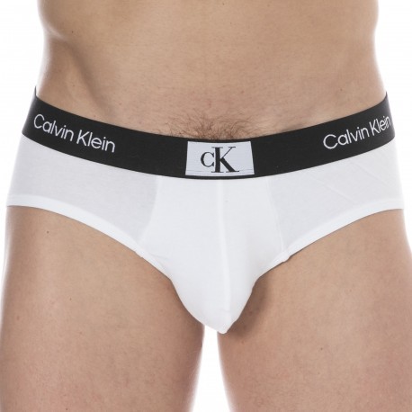 Calvin Klein Slip Ck96 Blanc