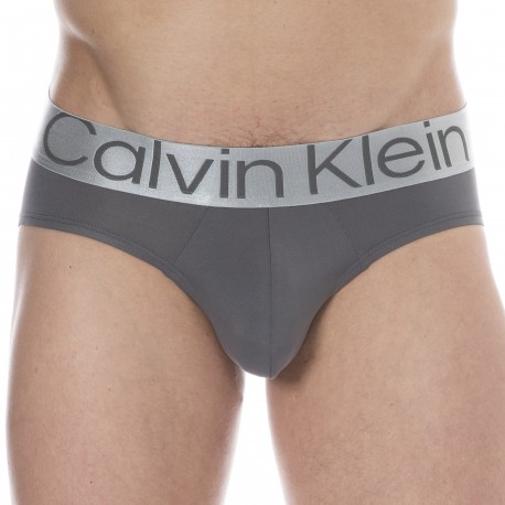 Calvin Klein Steel Micro Briefs - Grey