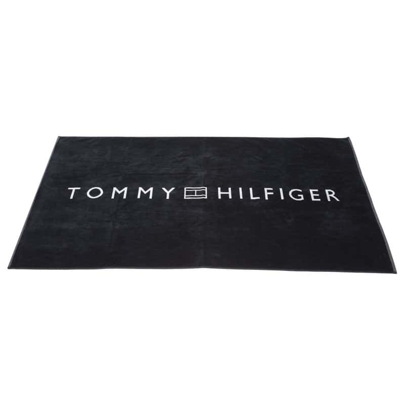 Tommy Hilfiger Organic Cotton Beach Towel - Navy | INDERWEAR