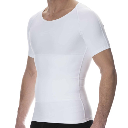 T-Shirt Compression Ferme Blanc SKU