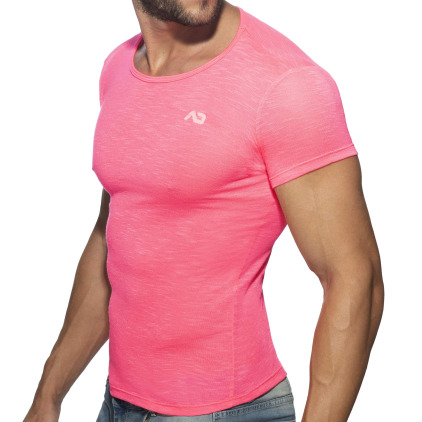 T-Shirt Flame Rose Fluo Addicted