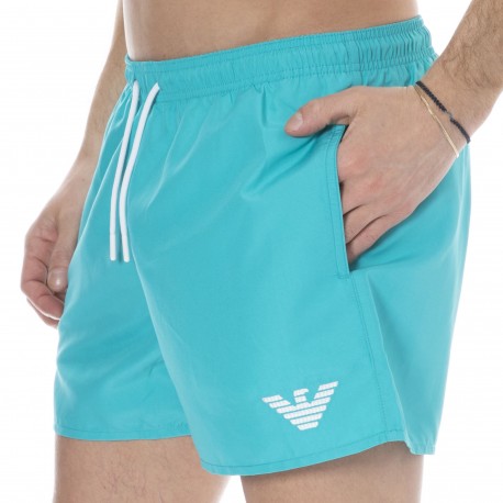 Emporio Armani Essential Swim Shorts - Turquoise