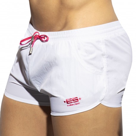 ES Collection Rocky Swim Shorts - White