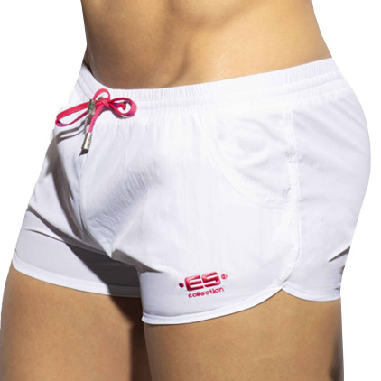 ES Collection Short de Bain Rocky Blanc