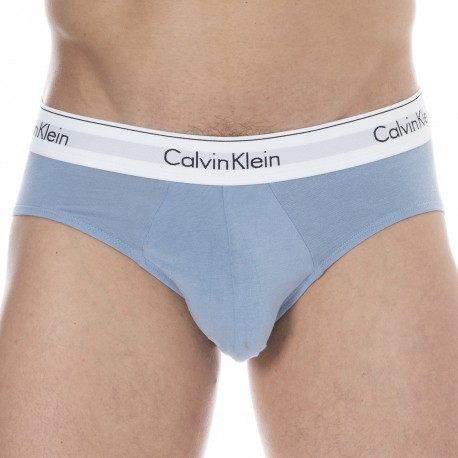 Calvin Klein Slip Modern Cotton Bleu
