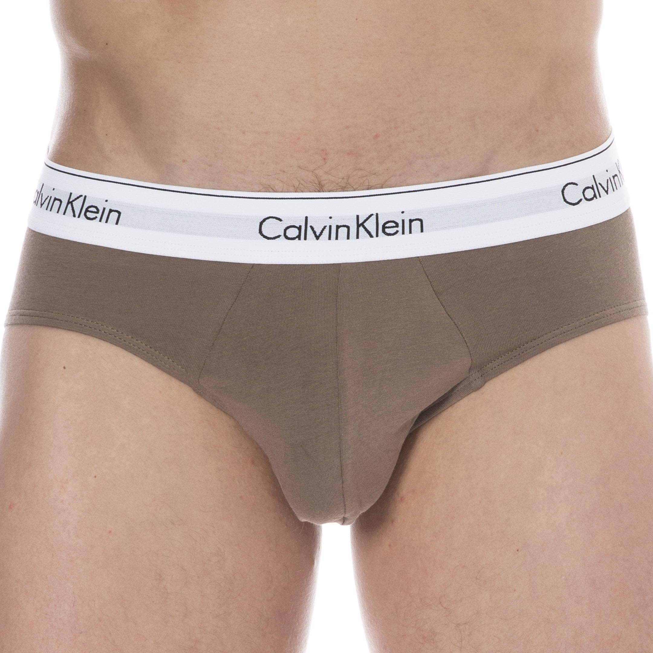 Calvin Klein Modern Cotton Briefs - Brown | INDERWEAR