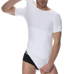 T-Shirt Compression Ferme Blanc SKU