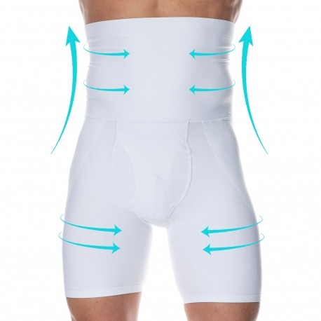 Men's Tummy Control Shorts High Waist Compression Underwear Body Shaper  Brief UK