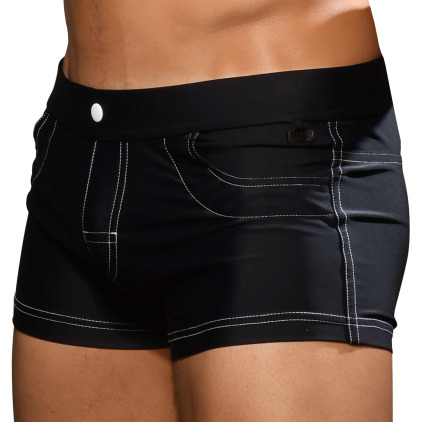 Andrew Christian Boxer de Bain Riviera Noir
