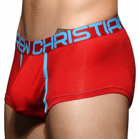 Andrew Christian Boxer Court CoolFlex Modal Show-It Rouge
