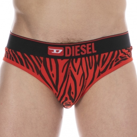 Diesel Denim Division Briefs - Red Zebra
