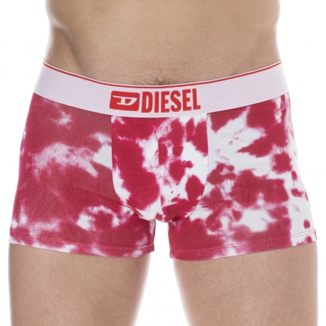 Diesel Denim Division Cotton Boxer Briefs - Red Tie-Dye