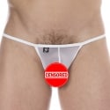 Joe Snyder Mini Slip Kini Mesh Blanc