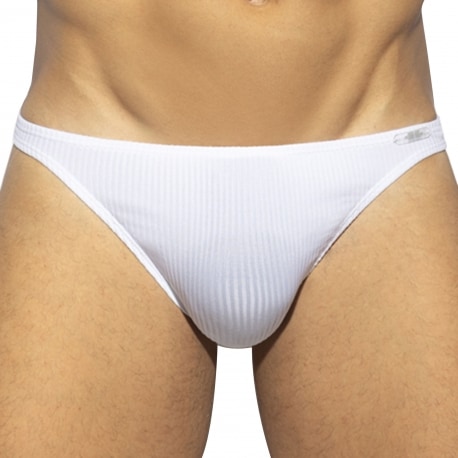 ES Collection Recycled Rib Thong - White
