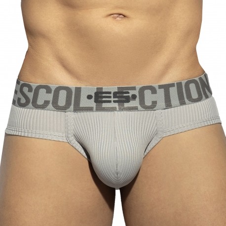 ES Collection Slip Recycled Rib Gris