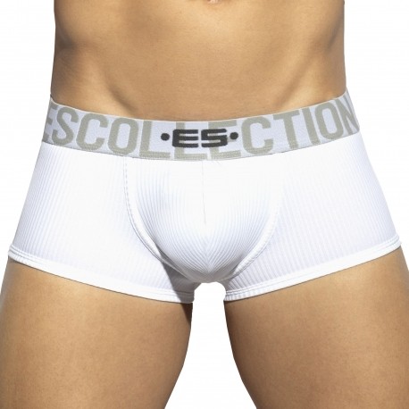 ES Collection Boxer Court Recycled Rib Blanc