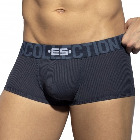ES Collection Boxer Court Recycled Rib Bleu Marine
