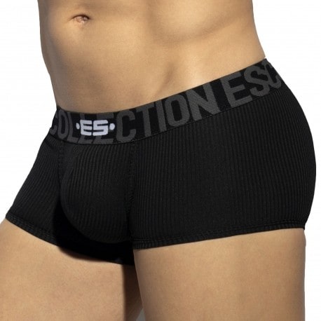 ES Collection Boxer Court Recycled Rib Noir