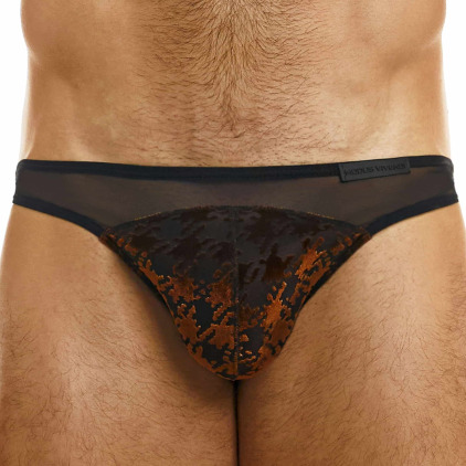 Modus Vivendi Slip Low Cut Mix Pied de Poule Bronze