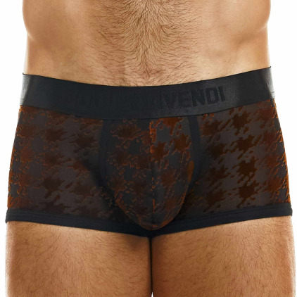 Modus Vivendi Boxer Court Pied de Poule Bronze