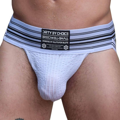Jock Strap Cumdump Blanc Breedwell