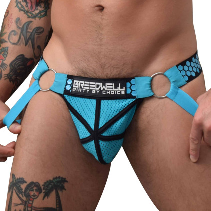 Breedwell Jock Strap Hex Bleu Turquoise
