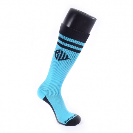 Breedwell Hex Knee Socks - Aqua Blue