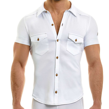 Modus Vivendi Chemisette Jeans Blanche