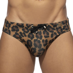 Slip de Bain Léopard Brun Addicted