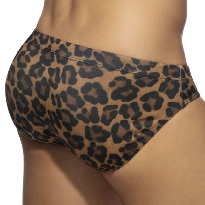Slip de Bain Léopard Brun Addicted