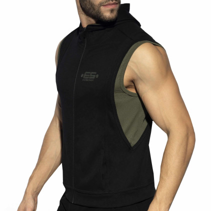 ES Collection Veste Sport à Capuche First Class Noire