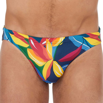 HOM Slip de Bain Keran Multicolore
