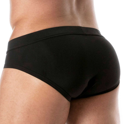 Slip de Bain Holidays Noir TOF Paris