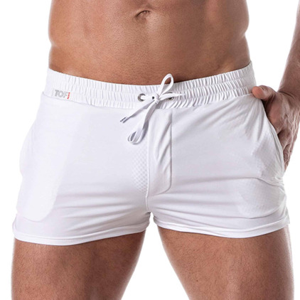 TOF Paris Short de Bain Holidays Blanc TOF Paris Short de Bain Holidays Blanc